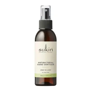 Sukin Antibacterial Hand Sanitiser Spray Green Tea & Mint 125mL