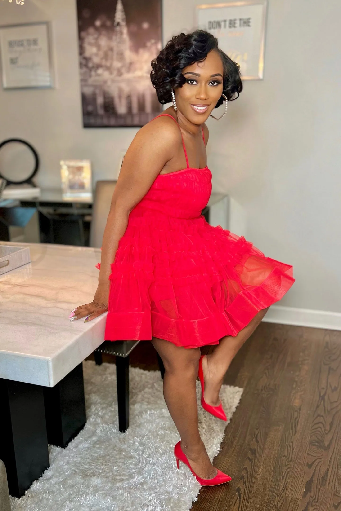 TULLE BABY DOLL DRESS