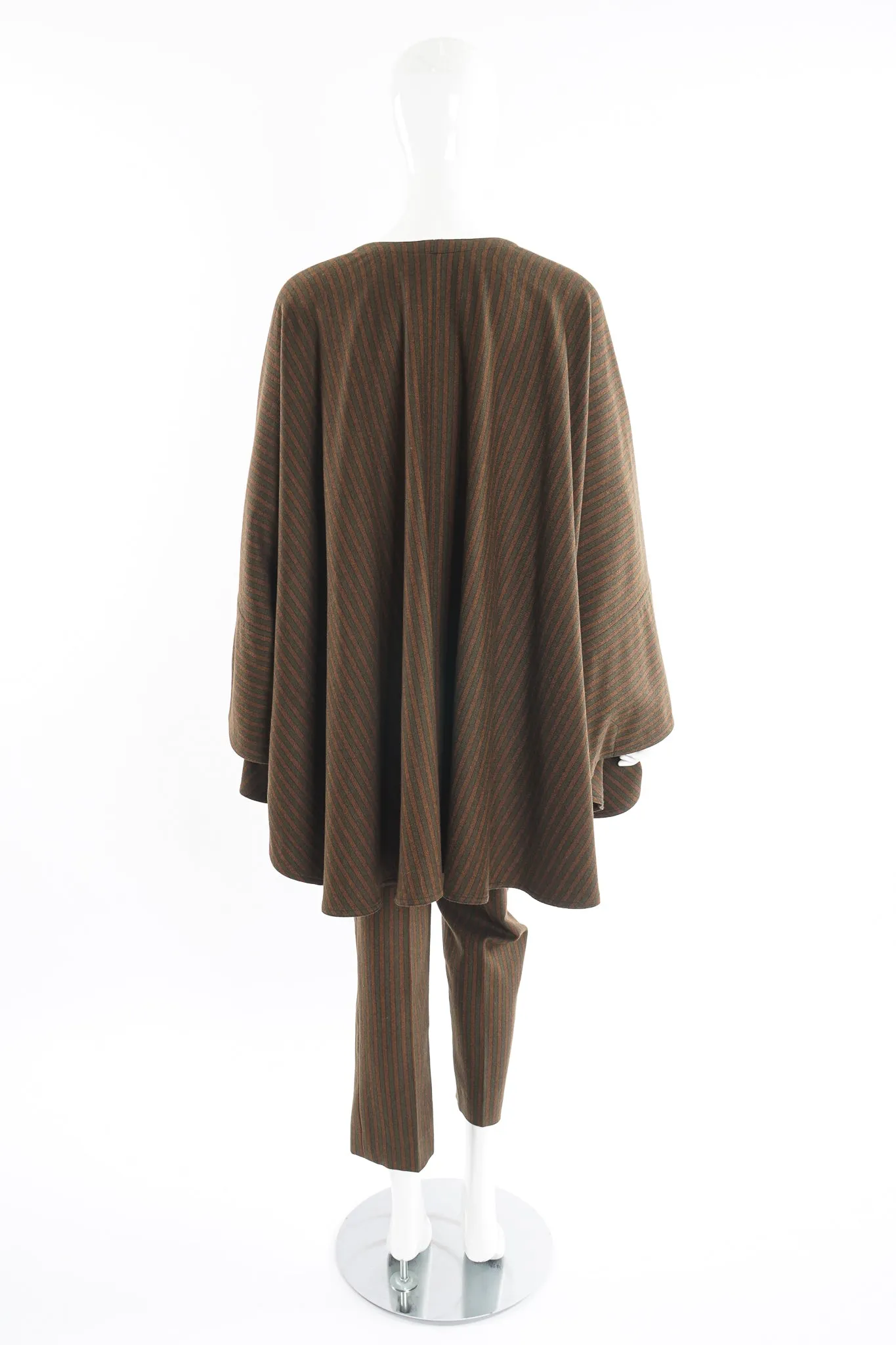Tweed Stripe Cape & Pant Set