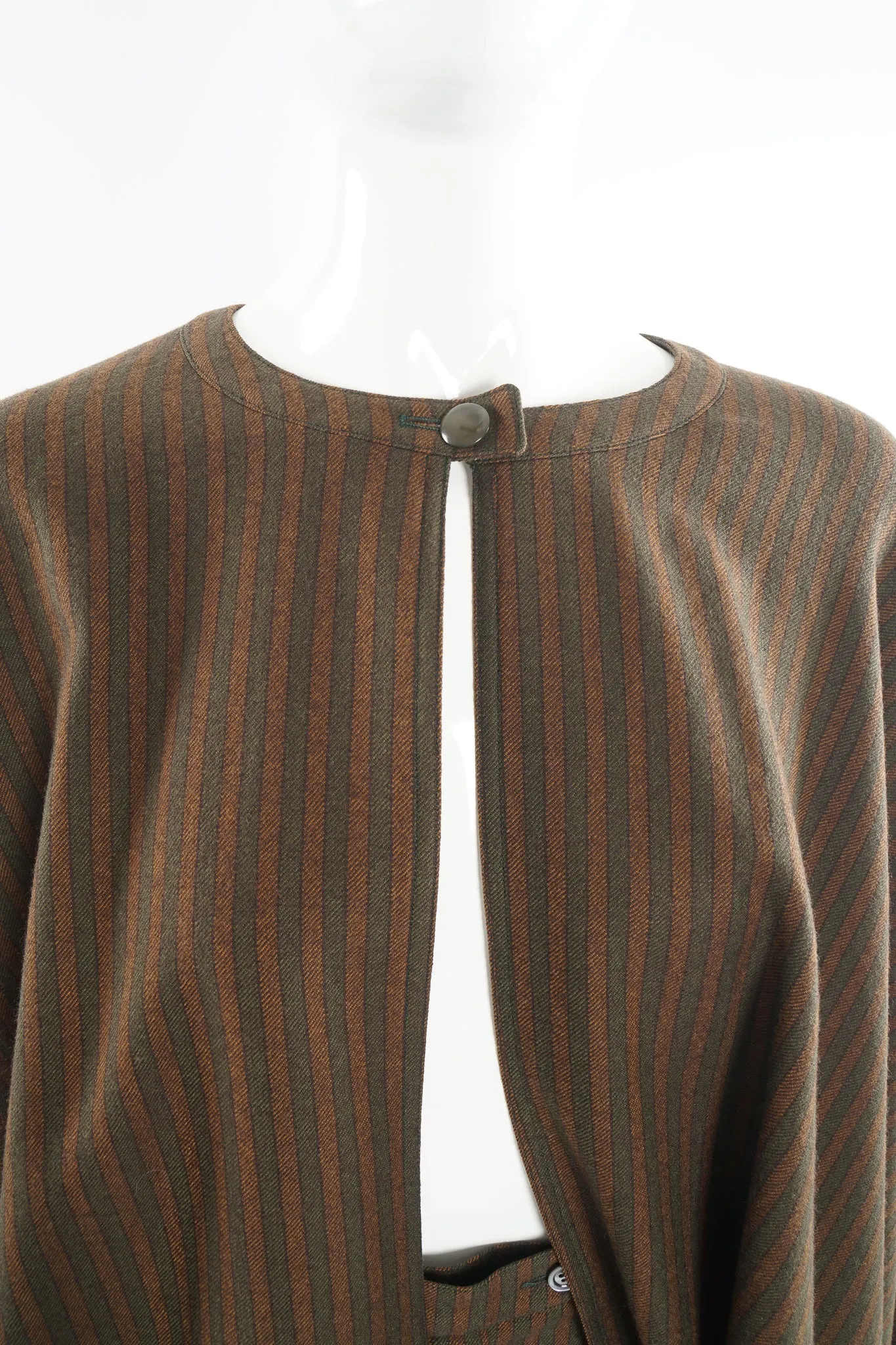 Tweed Stripe Cape & Pant Set