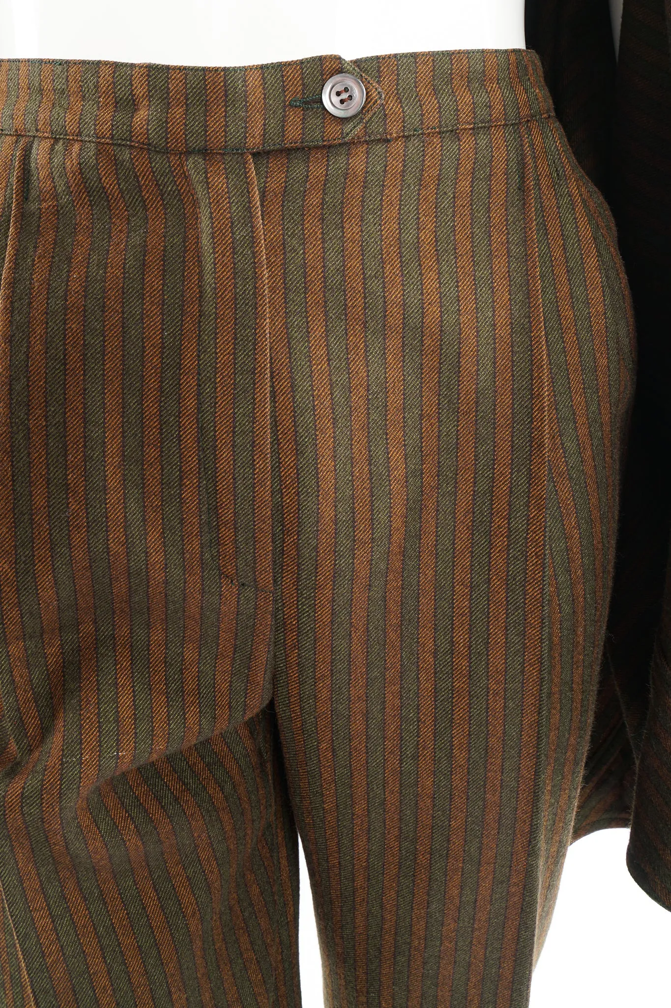 Tweed Stripe Cape & Pant Set
