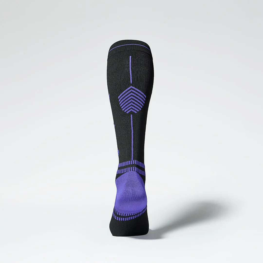 Ultralight Running Socks Women | Black / Purple
