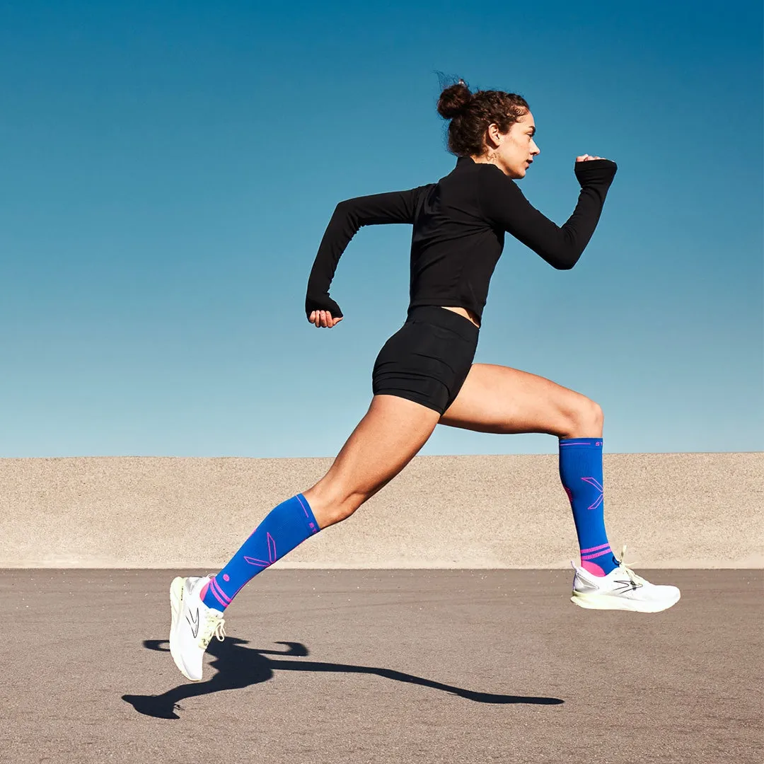 Ultralight Running Socks Women | Black / Purple