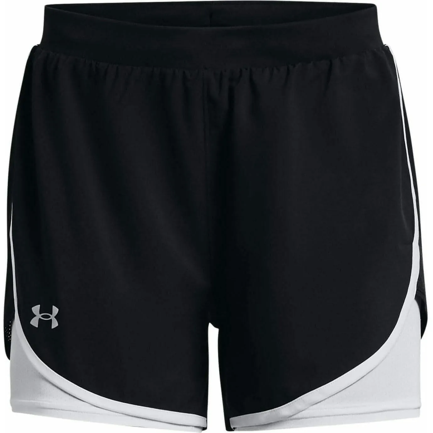 Under Armour Fly By Elite 2 In 1 Womens Running Shorts - Black