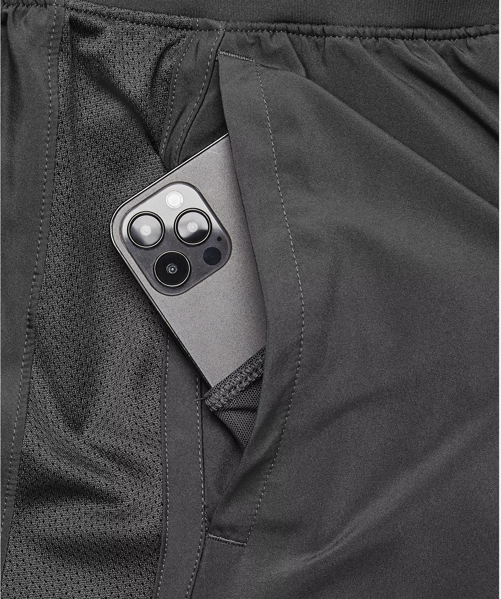 Under Armour Launch 2 In 1 Mens Running Shorts - Grey