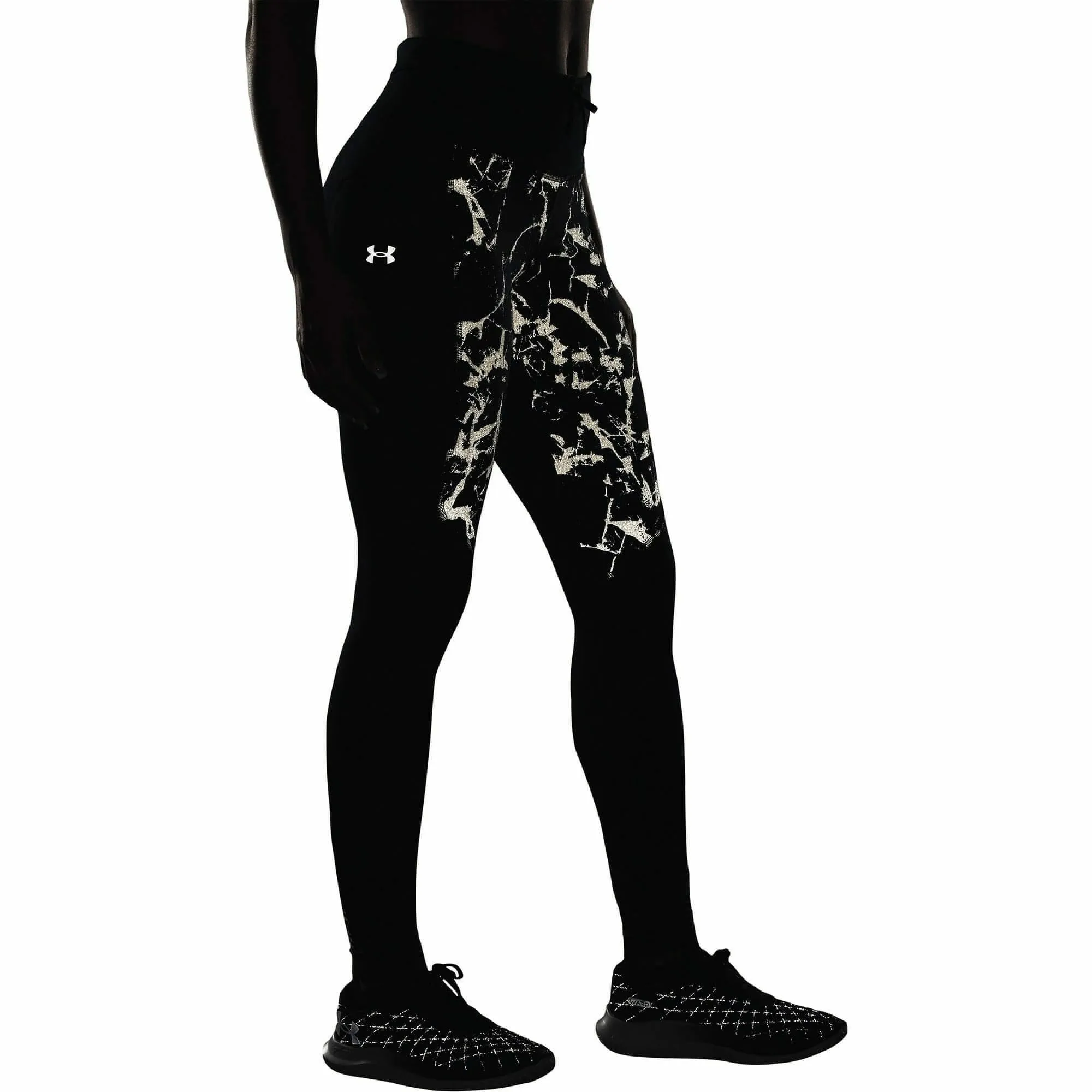 Under Armour OutRun The Cold Womens Long Running Tights - Black