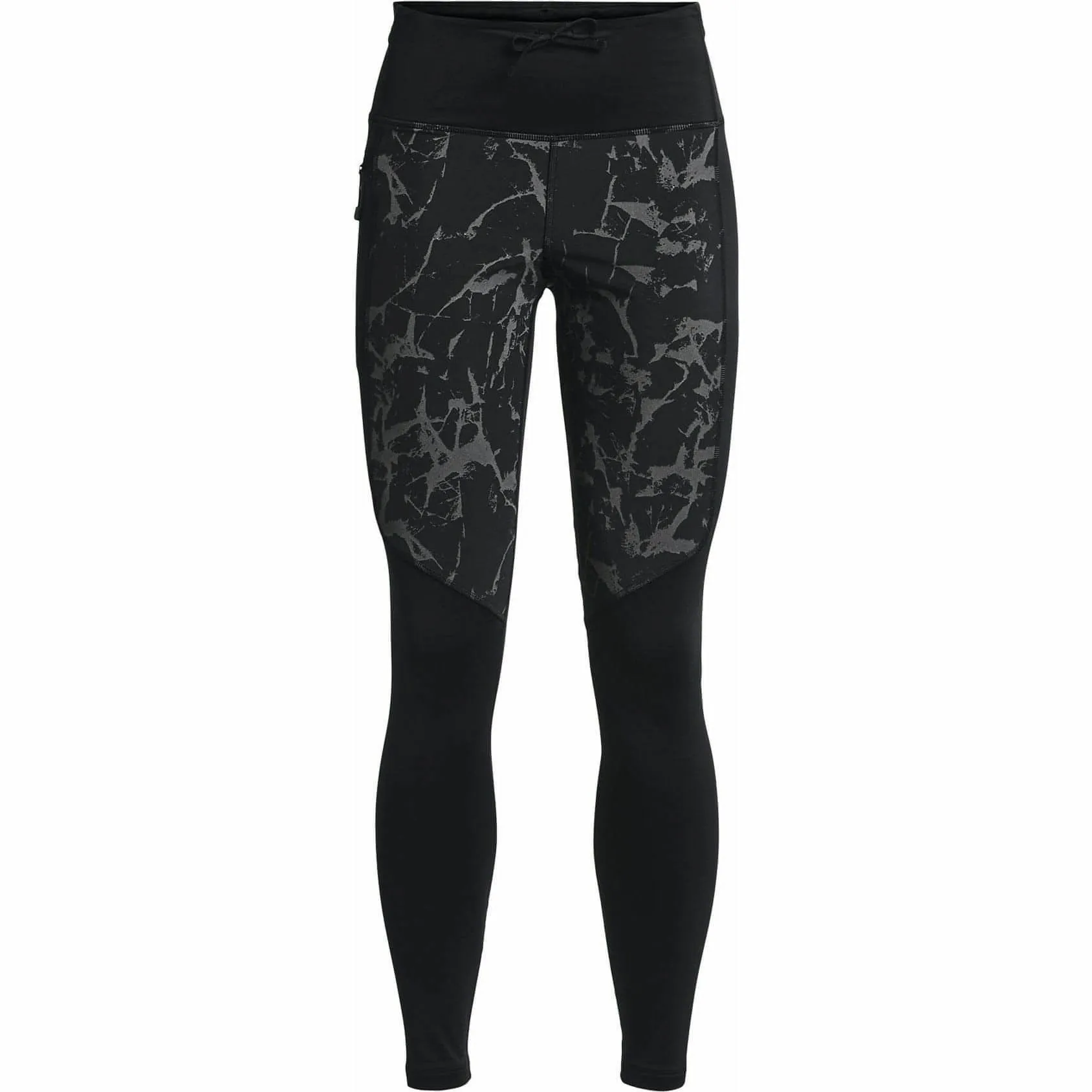 Under Armour OutRun The Cold Womens Long Running Tights - Black