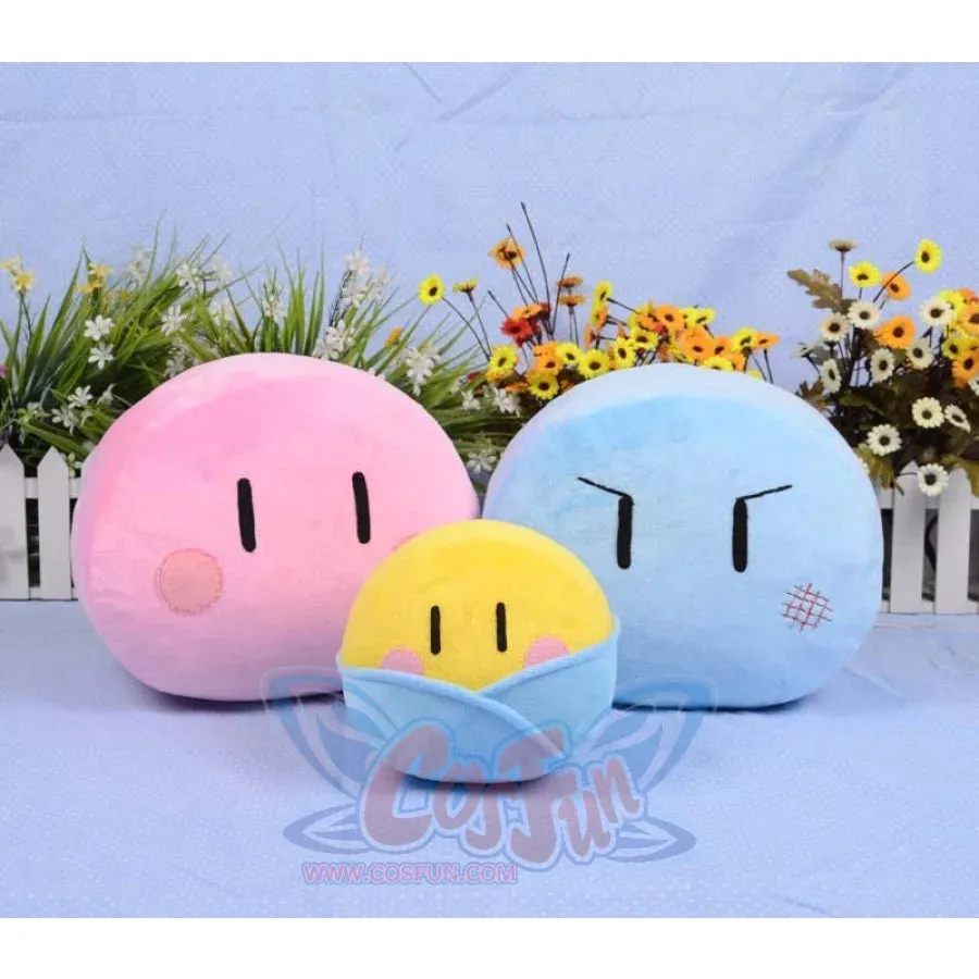 Updated ! Clannad Cute Hooded Fuzzy Ball Stuffed Toy Plush Doll J40684