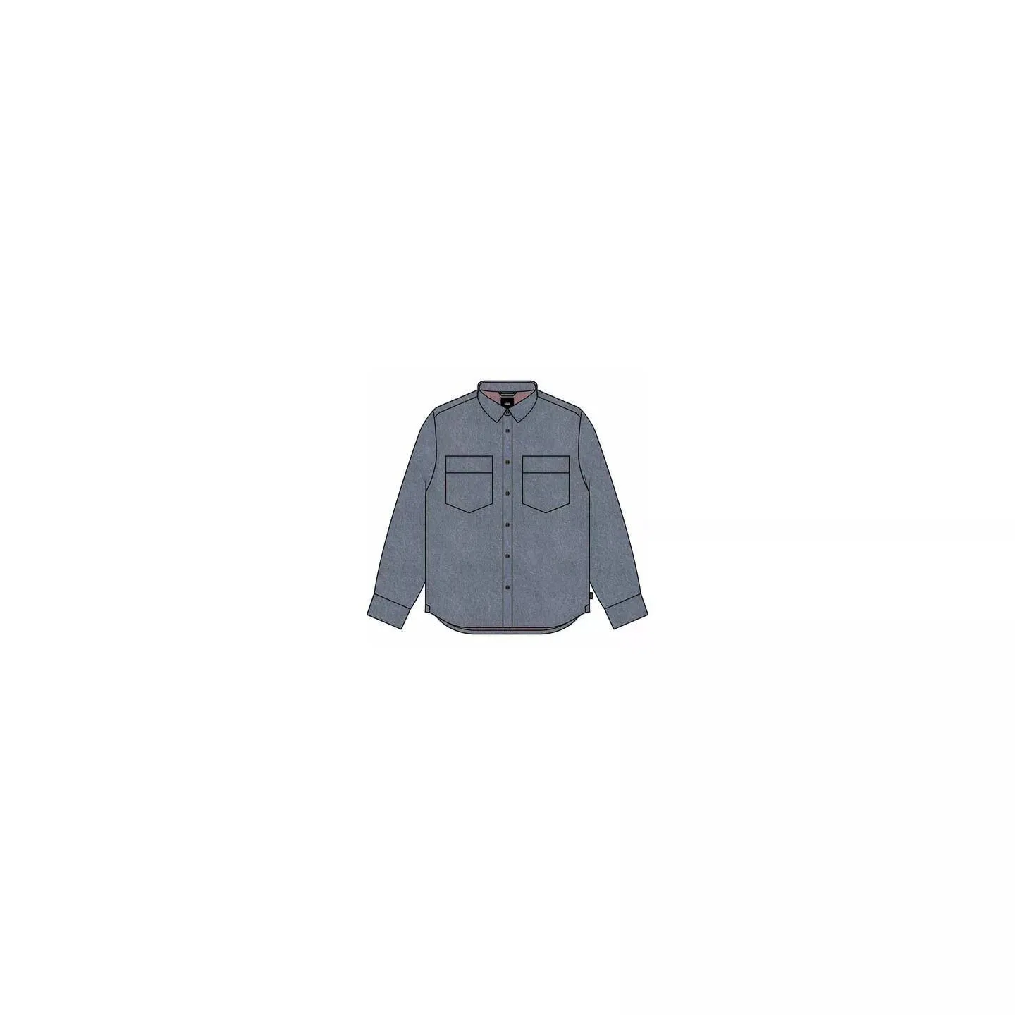 Vans Palmhill Denim Ls Woven Faded Denim