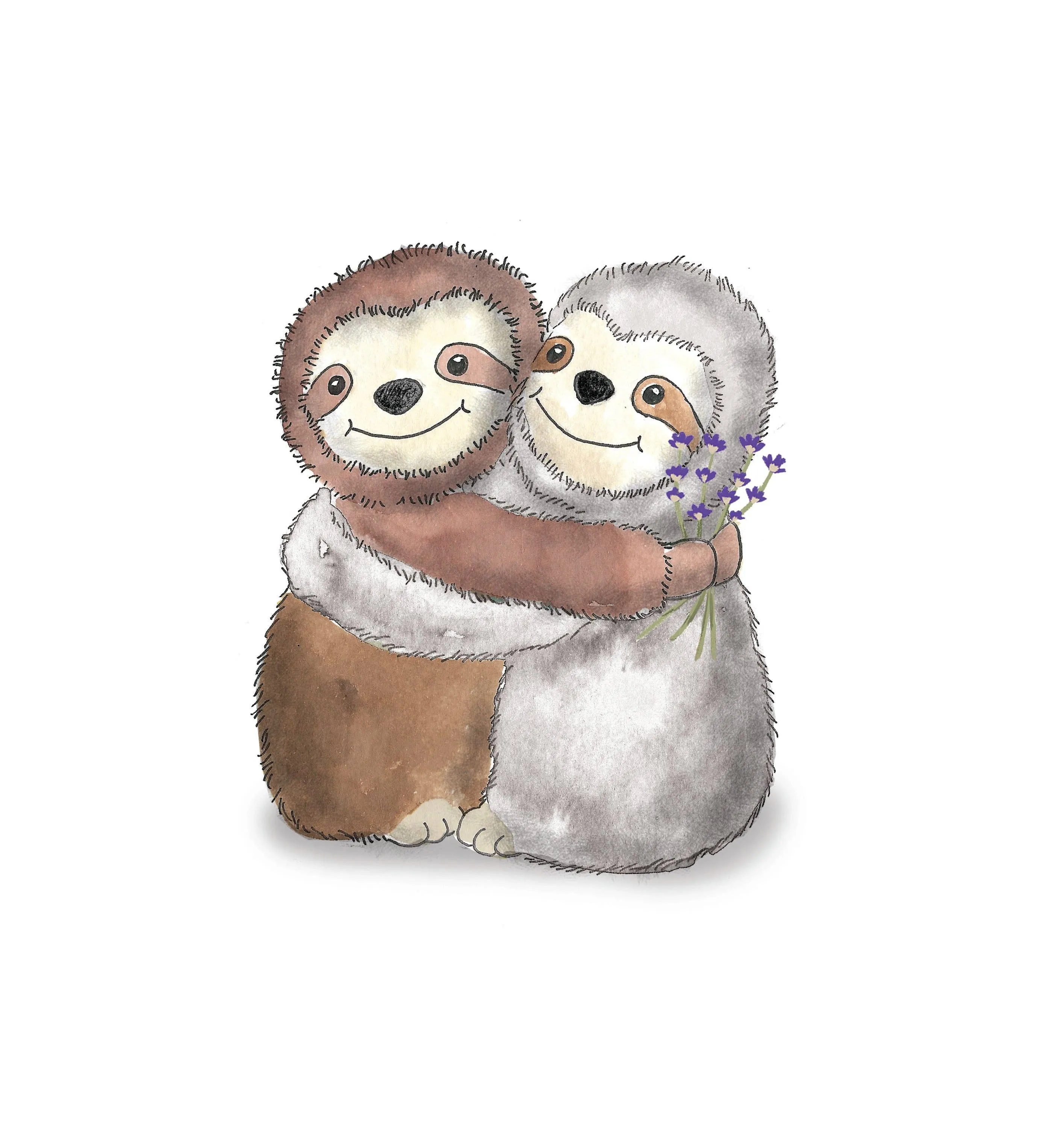 Warmies Warm Hugs Sloths - Microwavable Plush Soft Toy