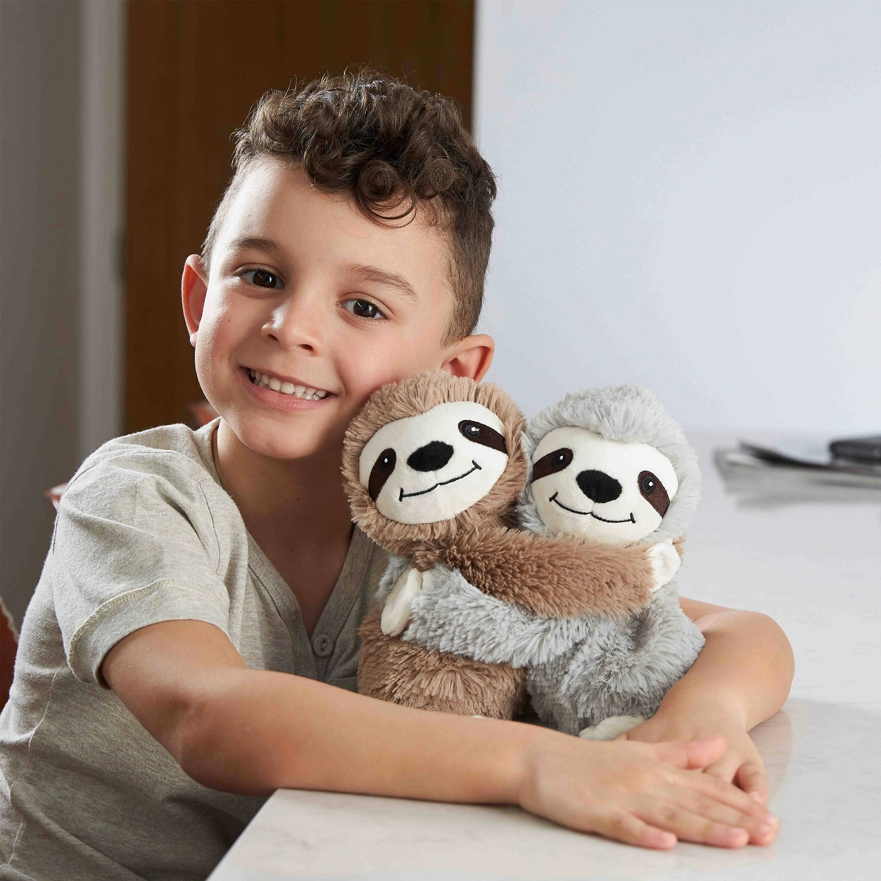 Warmies Warm Hugs Sloths - Microwavable Plush Soft Toy