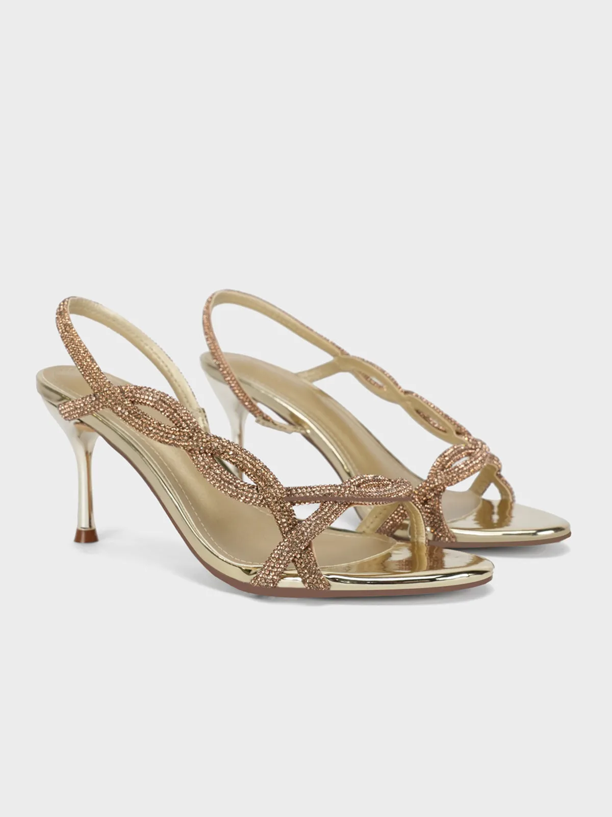 Women's "ADAGIO" Decorated Evening Sandals
