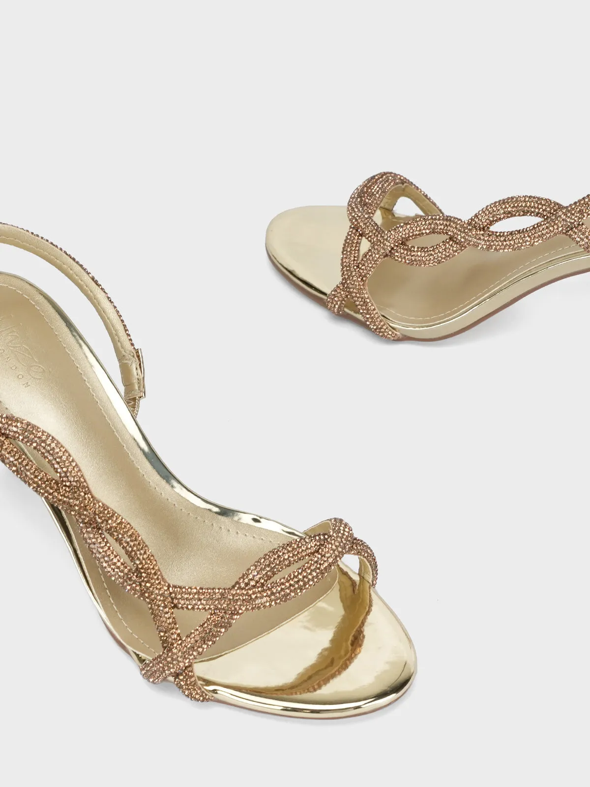 Women's "ADAGIO" Decorated Evening Sandals