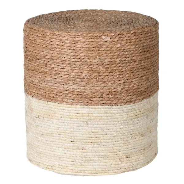 Woven Rope Stool | Two Tone
