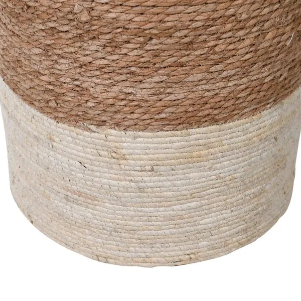 Woven Rope Stool | Two Tone