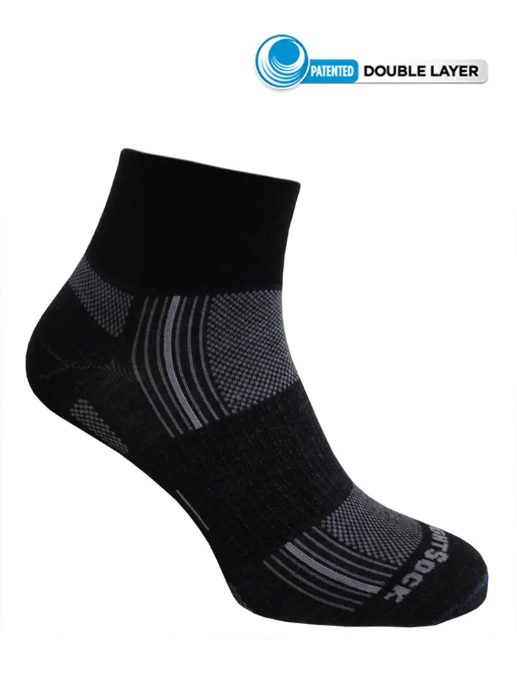 WrightSock Stride Quarter Sock