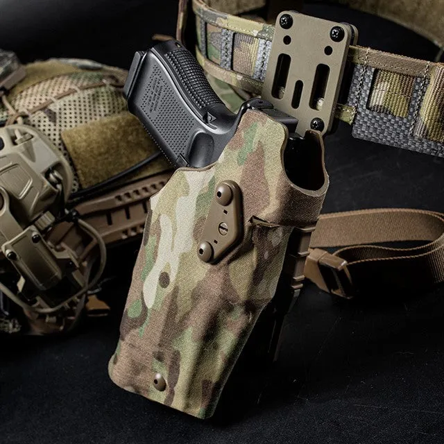 WST Holster 6354 DO for Glock 17 with X300 Flashlight - MC