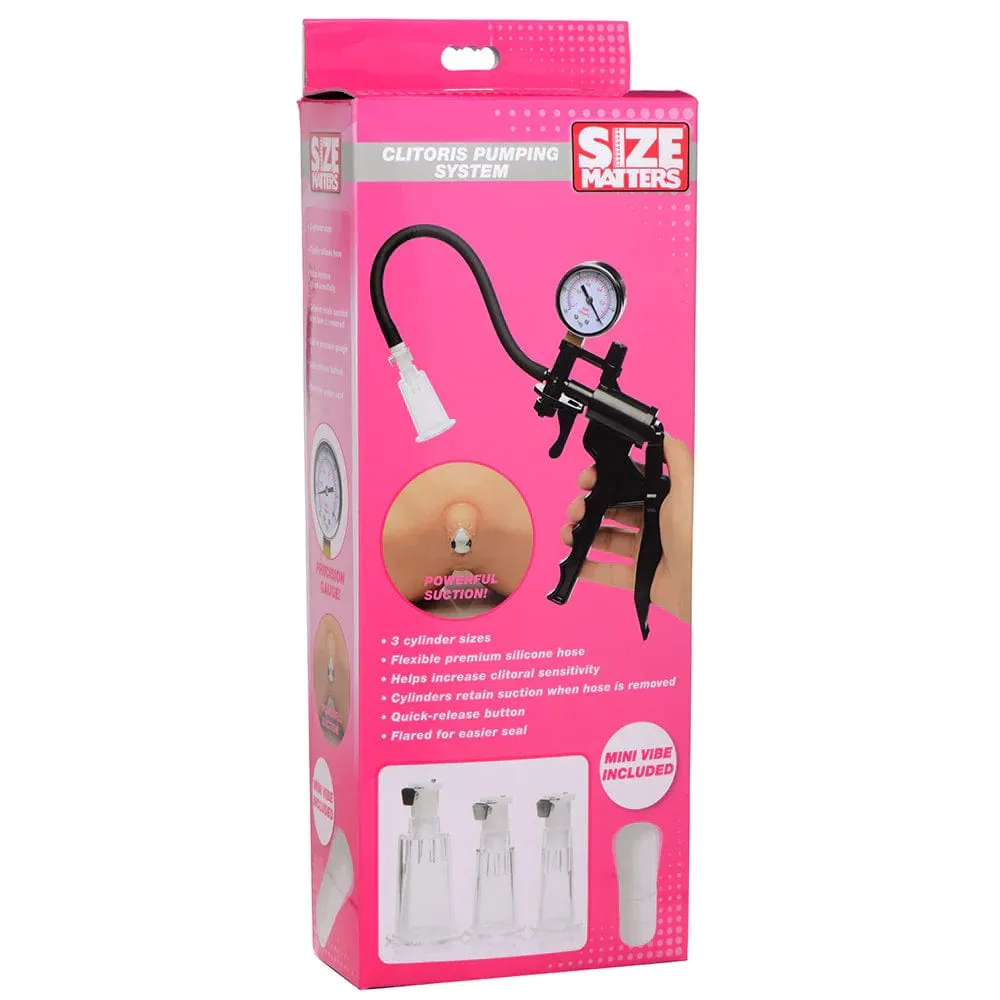 XR Brands Size Matters Clitoris Pumping System