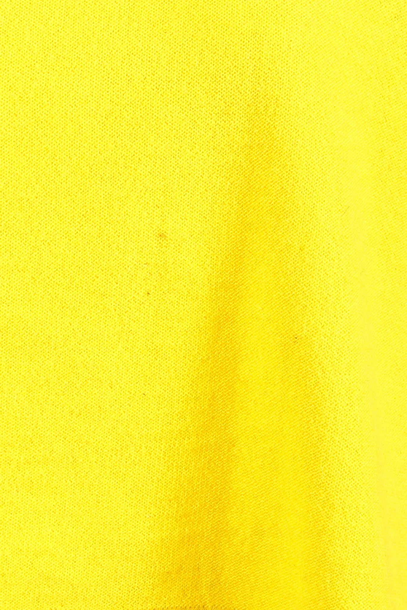 Yellow Knit Collared Sweater