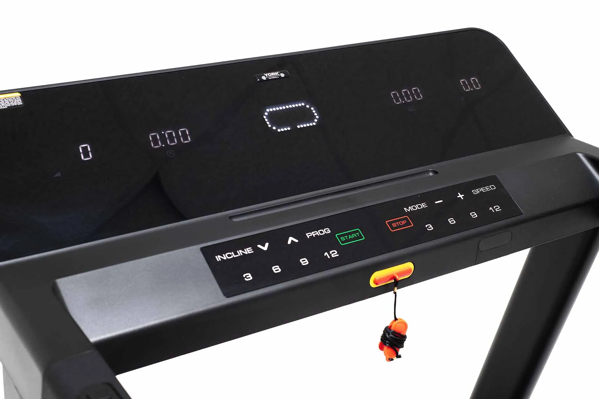 York Barbell HT9 Folding Treadmill LED display 22Km/H powered incline