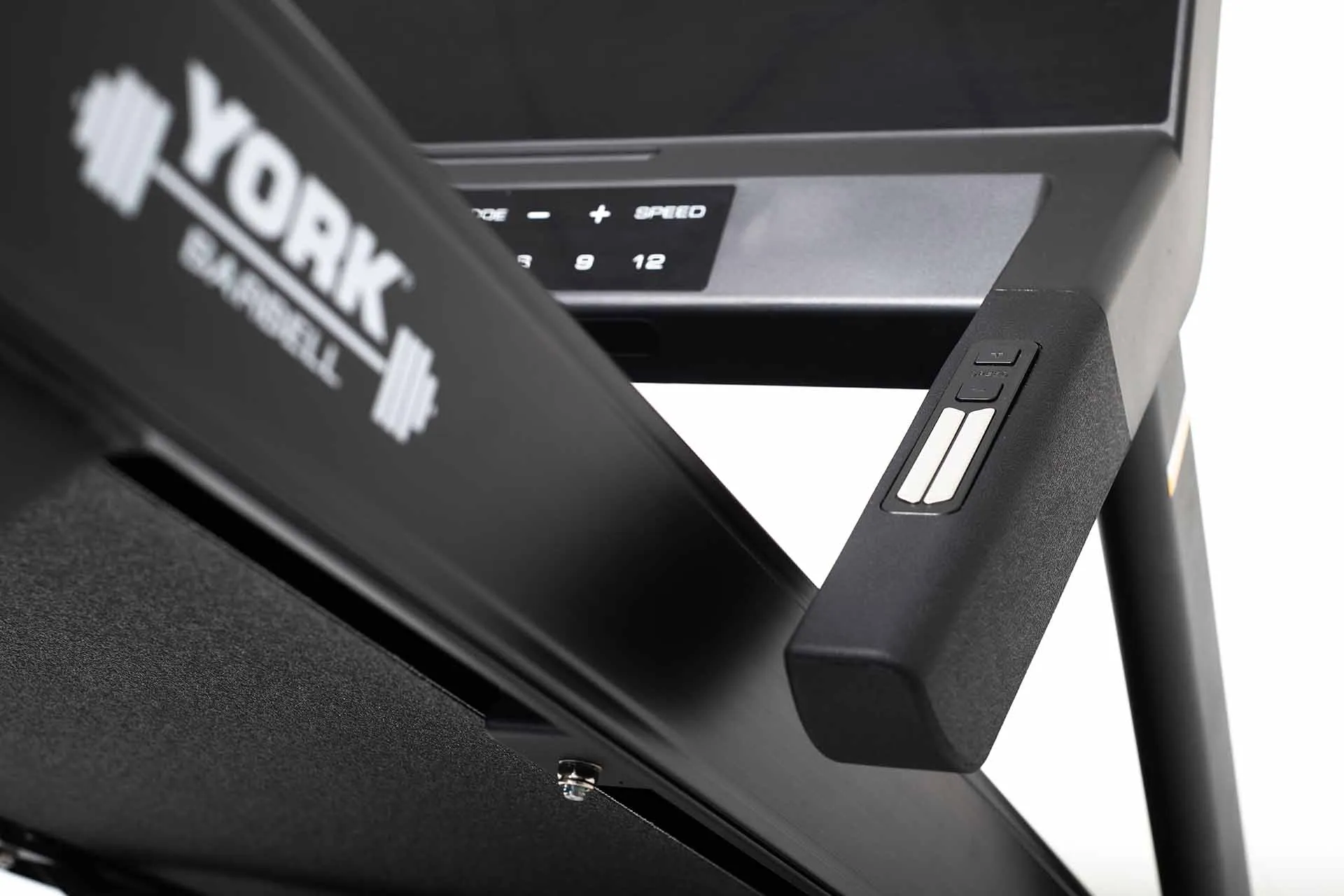York Barbell HT9 Folding Treadmill LED display 22Km/H powered incline