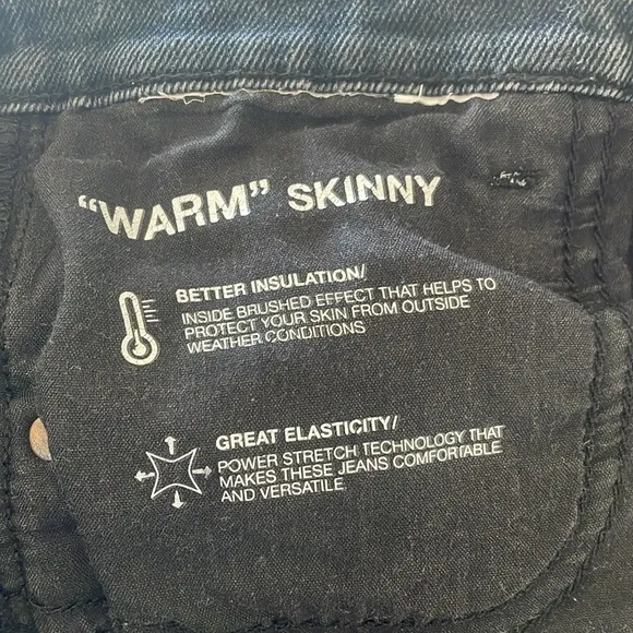 Zara Warm High Rise Skinnies